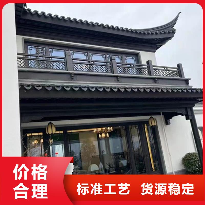 铝代木古建连廊施工