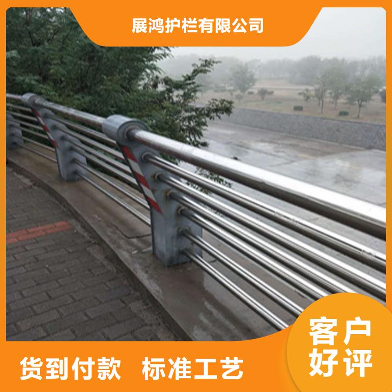 河北省质量为本展鸿静电喷塑护栏立柱耐磨光滑耐磨损