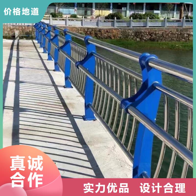 不锈钢复合管河道护栏便宜耐用
