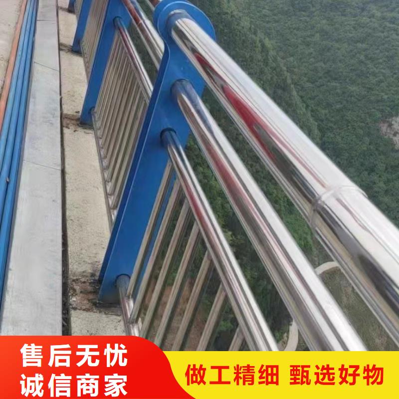 {聚晟}不锈钢复合管桥梁护栏产品实物图