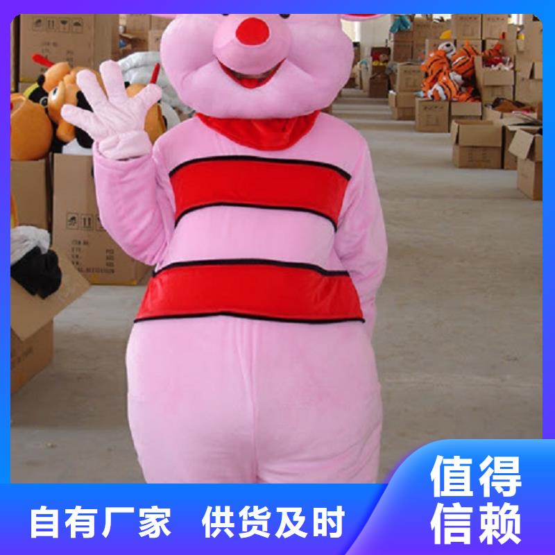 卡通行走人偶服装定制厂家,玩偶道具花色多