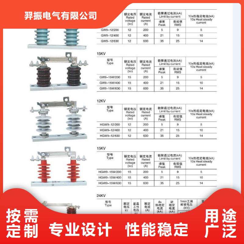 高压隔离开关金属氧化物避雷器工艺成熟