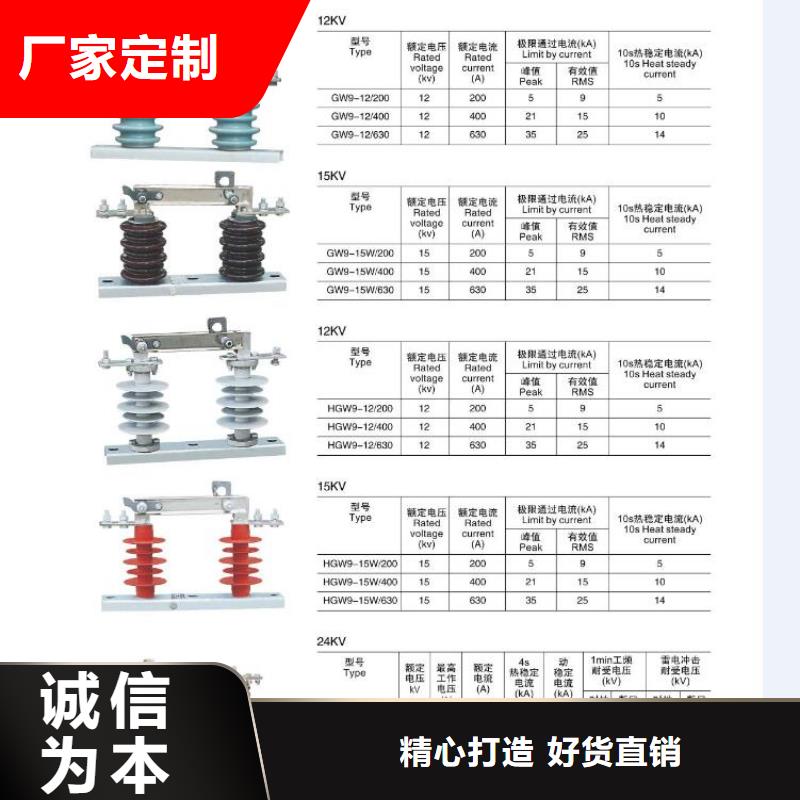 高压隔离开关三相组合式避雷器质量优价格低