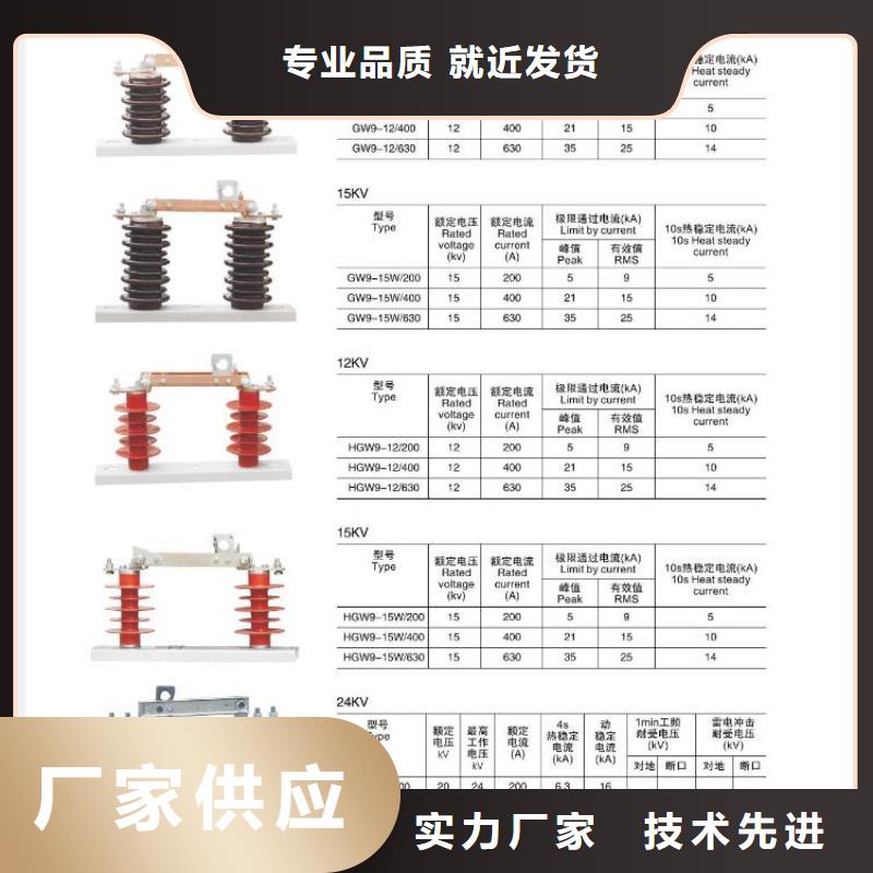 高压隔离开关柱式绝缘子详细参数