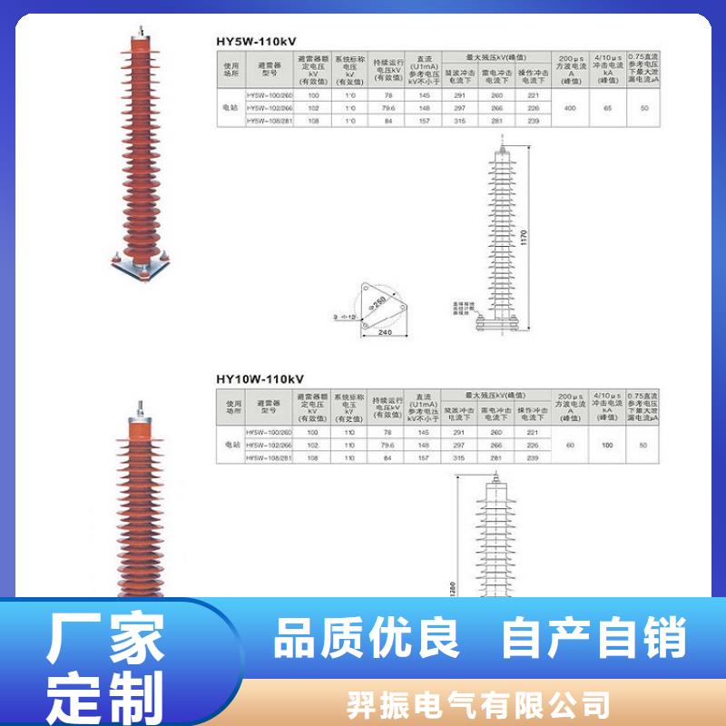 可卸式避雷器HY5WS-17/50TB-DL【浙江羿振电气有限公司】