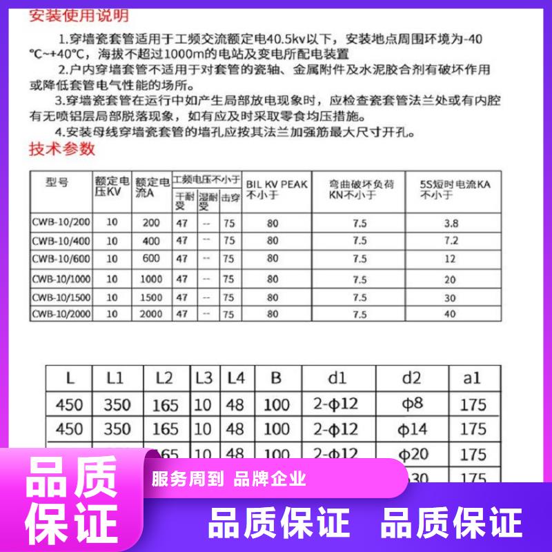 穿墙套管CWL-35KV/1600A