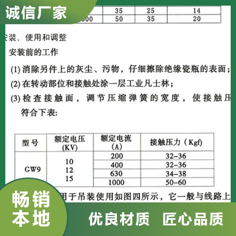 单极隔离开关GW9-10G/200实力厂家