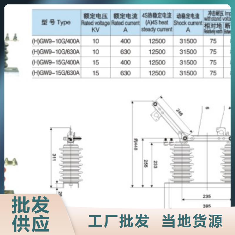 单极隔离开关GHW9-10/1000A了解更多