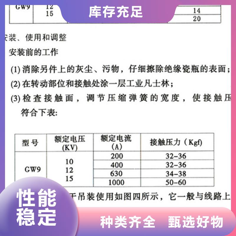 10KV单级隔离开关GW9-10G/200A