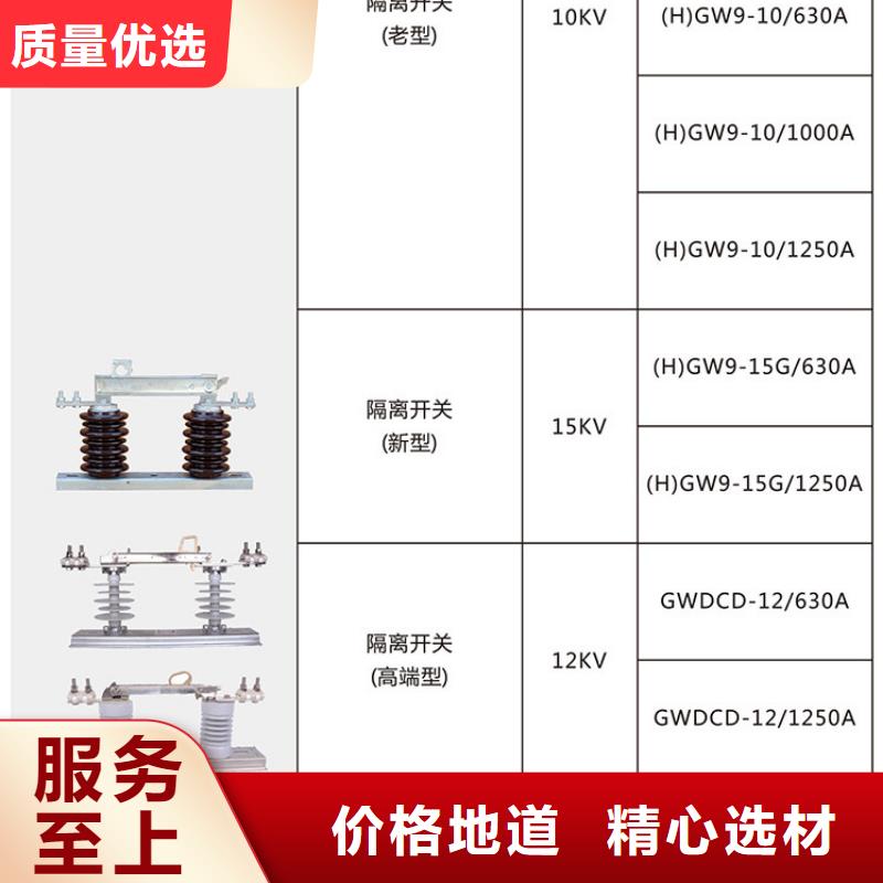 品牌【羿振电气】HGW9-12W/400隔离刀闸生产厂家