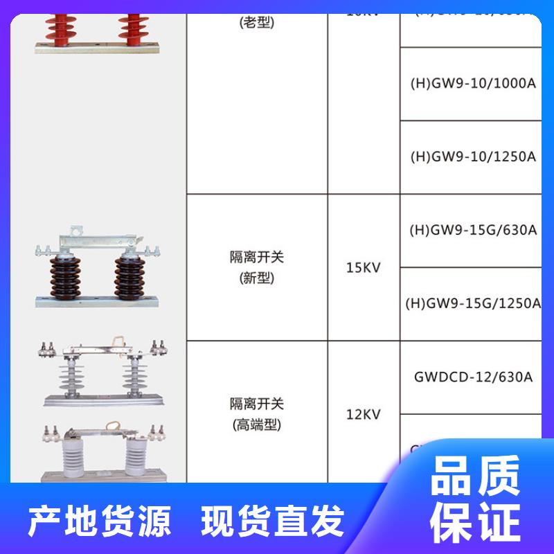 品牌【羿振电气】HGW9-12W/400隔离刀闸生产厂家