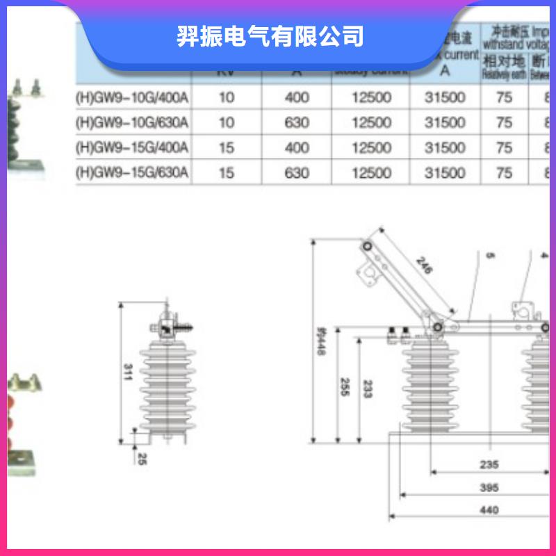 【羿振电气高压隔离开关HGW9-10W/1000A】-购买《羿振》