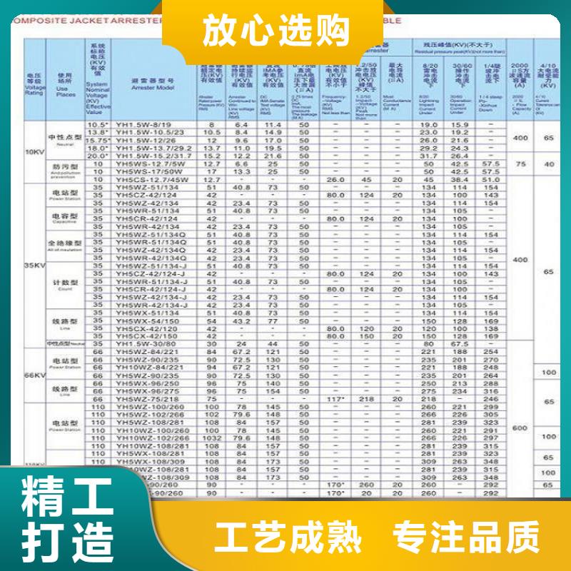 避雷器YH1.5W5-72/186【羿振电力】