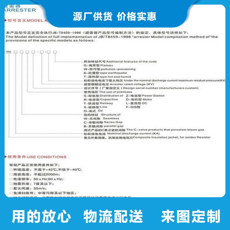 【羿振】避雷器HY10WZ1-102/266