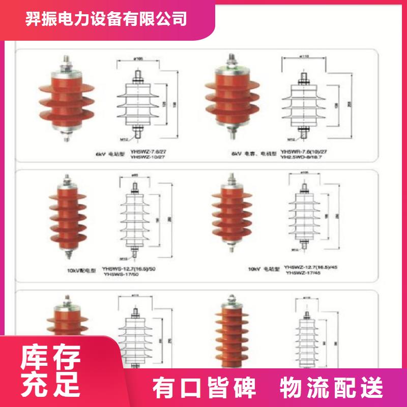 专业生产制造厂【羿振】  氧化锌避雷器YH5WS-17/50TLB 直供厂家