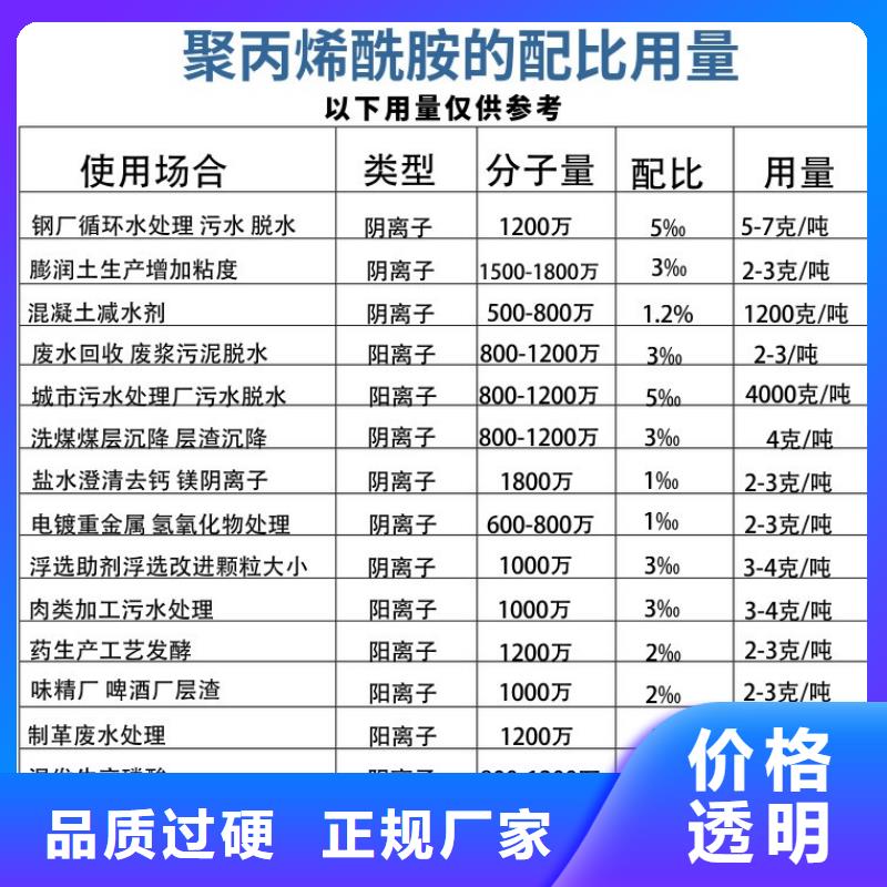 两性离子聚丙烯酰胺厂家量身定制