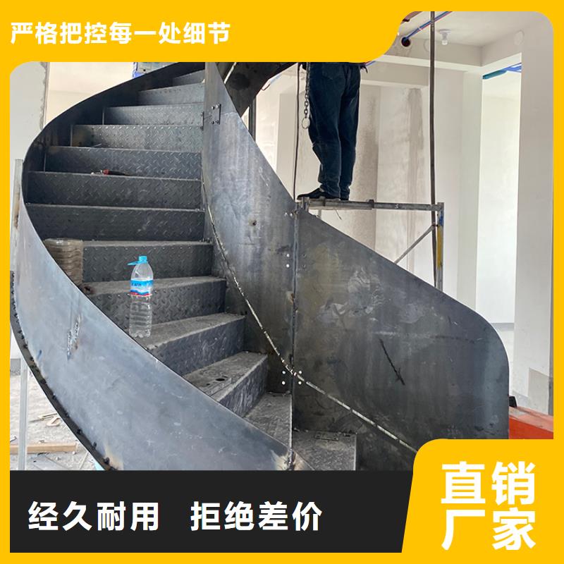 锡林郭勒盟商业售楼处旋转钢结构梯免费出图纸