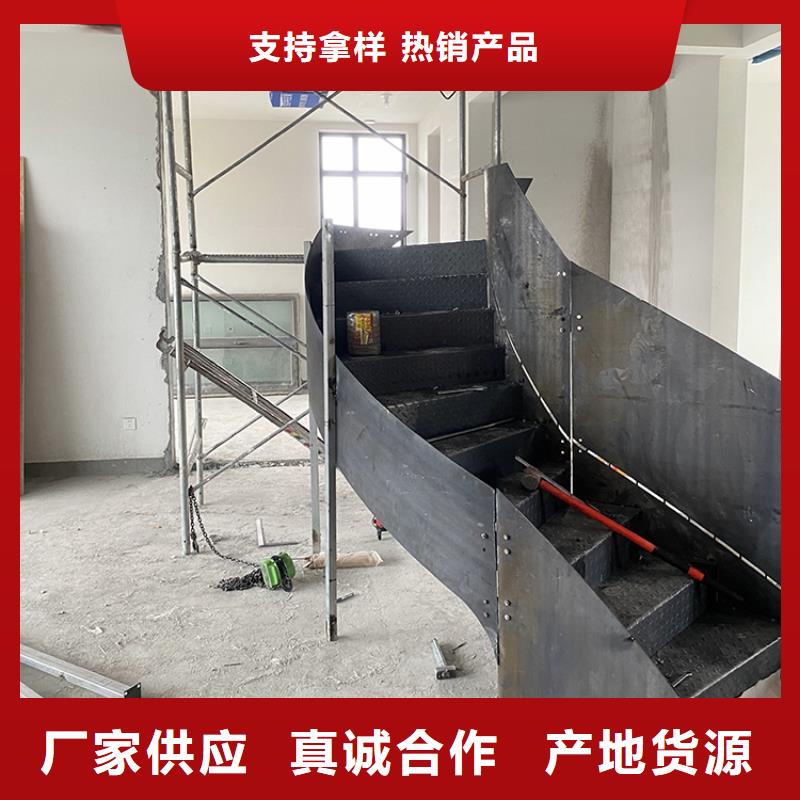 锡林郭勒盟商业售楼处旋转钢结构梯免费出图纸