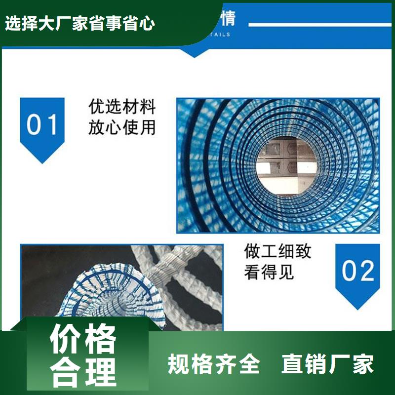 工厂认证【金鸿耀】软式透水管现货齐全 多少钱每米
