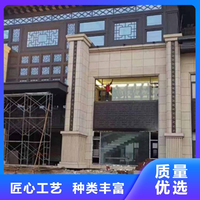 古建亭廊古建铝代木安装简单