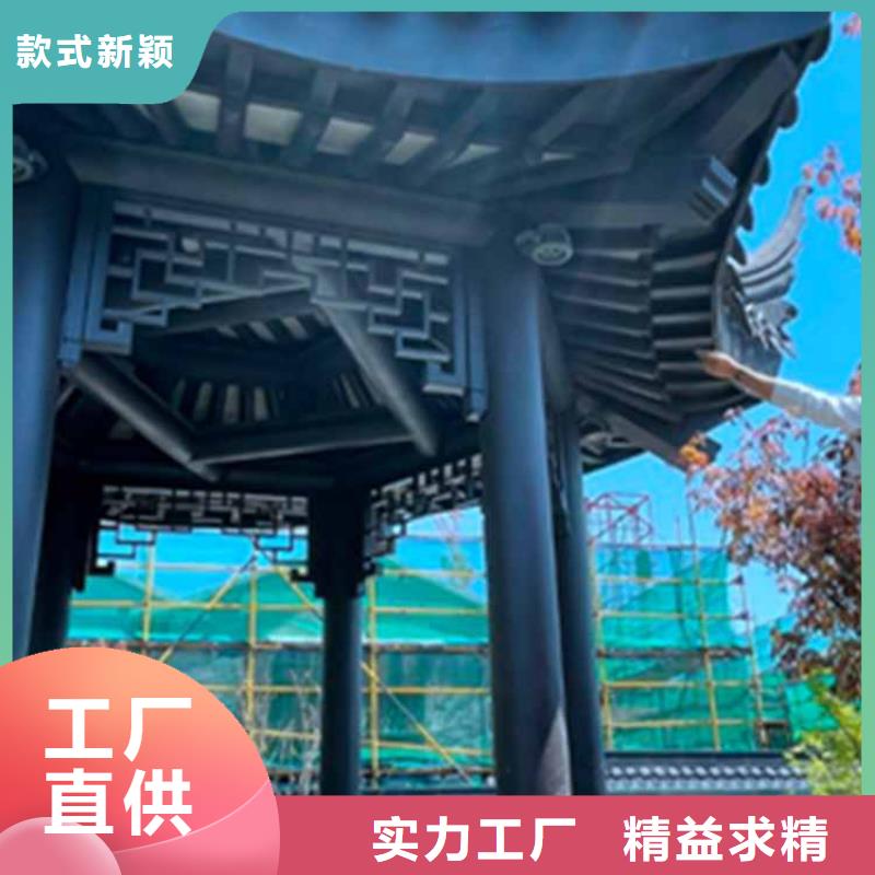 古建亭廊【古铜色回廊建筑】用心制作