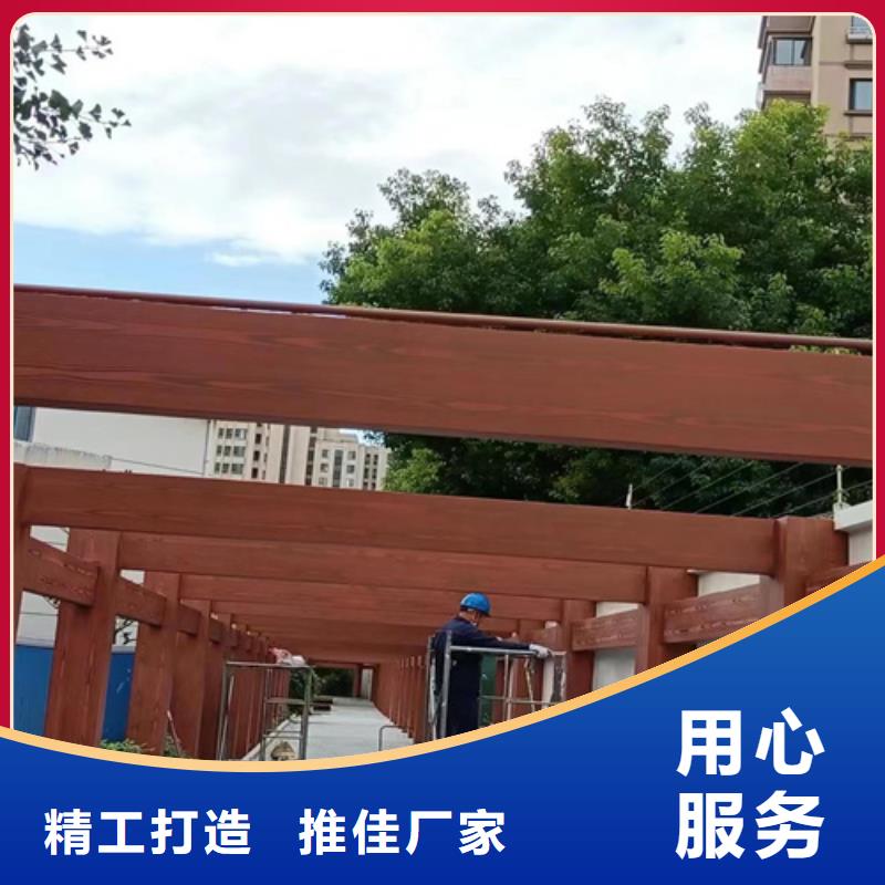 仿古园林建筑木纹漆厂家施工