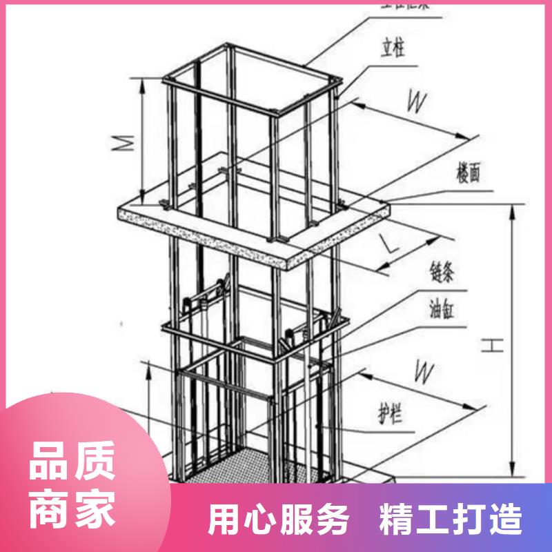 5吨升降货梯经久耐用
