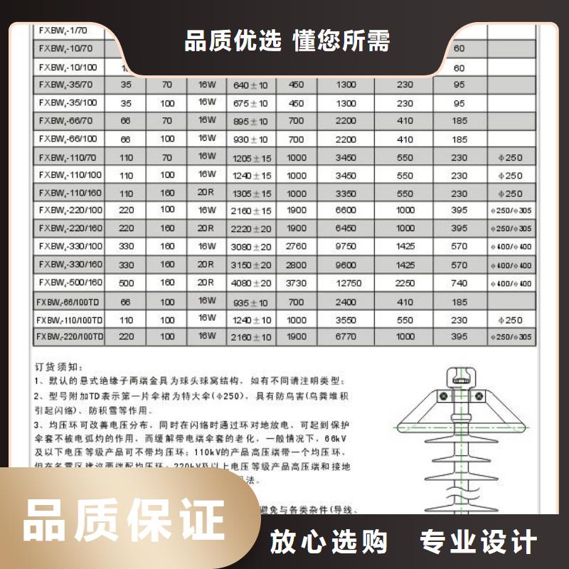 FXBW4-110/70硅胶棒型绝缘子