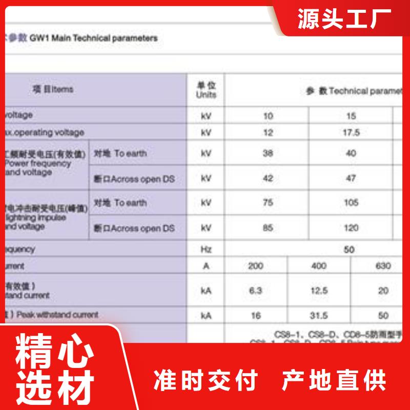 HGW9-12/200A隔离开关