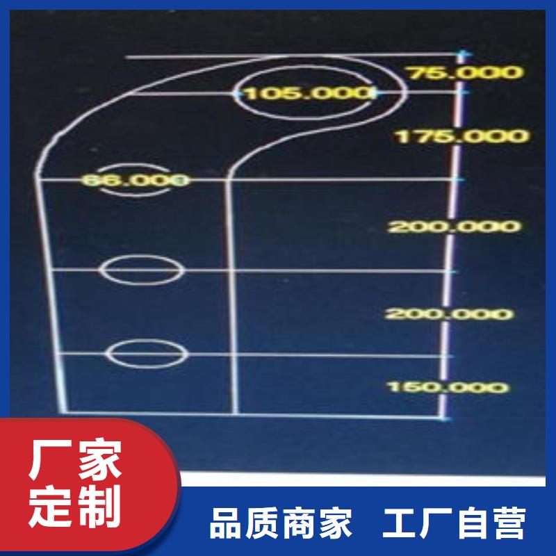 Q235材质钢板立柱切割不锈钢复合管护栏批发价格工厂直供