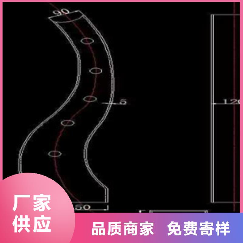 【桥梁护栏立柱】不锈钢复合管桥梁护栏厂家产品细节